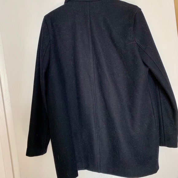 Navy Wool Coat - Picture 3 of 3